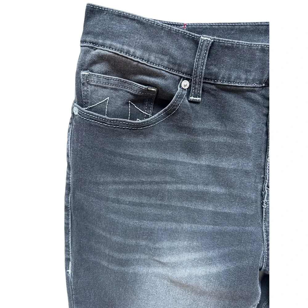 True Religion Rocco Relaxed Skinny Jeans Grey Gloomy Wash 34x32 NWT 701449